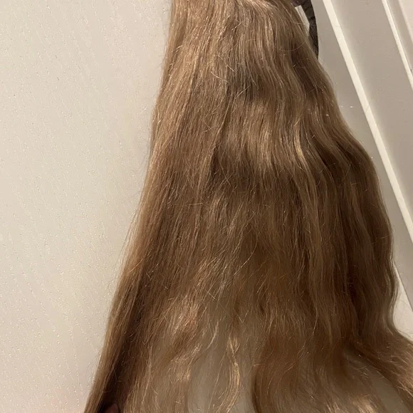 Blond Hair Extension ponytail 100% human - Picture 5 of 6